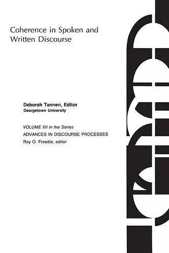 Coherence in Spoken and Written Discourse cover