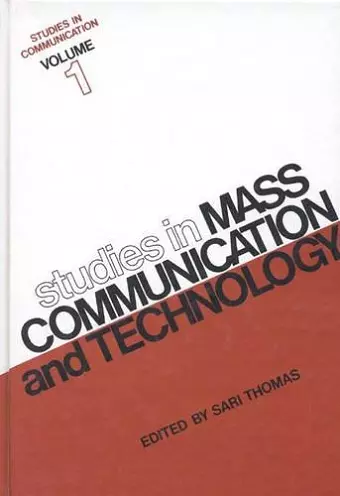 Studies in Communication, Volume 1 cover