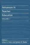 Advances in Teacher Education, Volume 1 cover