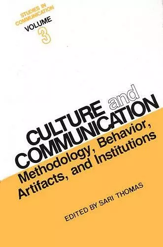 Studies in Communication, Volume 3 cover