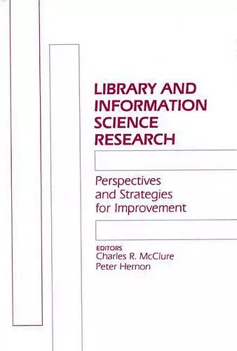 Library and Information Science Research cover