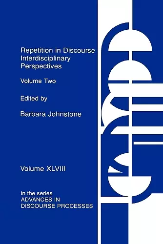 Repetition in Discourse cover