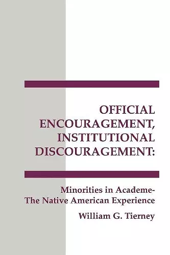 Official Encouragement, Institutional Discouragement cover