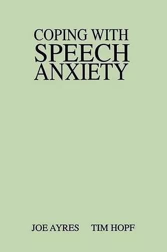Coping with Speech Anxiety cover