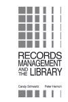 Records Management and the Library cover