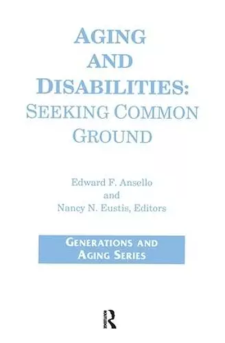 Aging and Disabilities cover