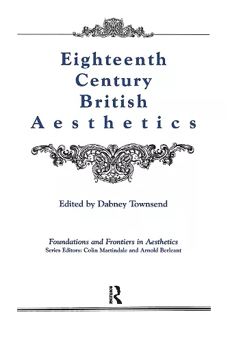 Eighteenth-Century British Aesthetics cover
