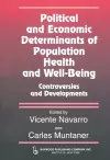 Political And Economic Determinants of Population Health and Well-Being: cover