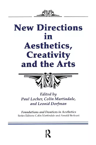 New Directions in Aesthetics, Creativity and the Arts cover