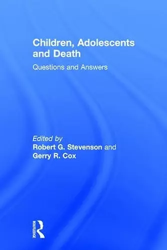 Children, Adolescents, and Death cover