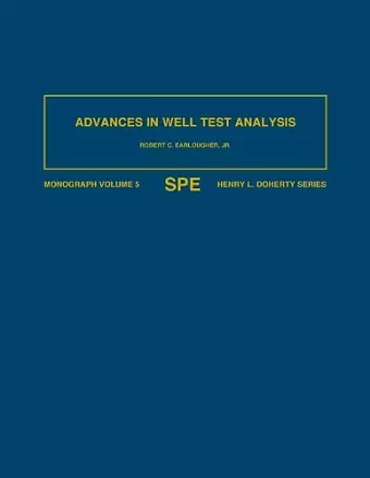 Advances in Well Test Analysis cover