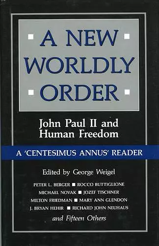 A New Worldly Order cover