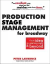 Production Stage Management for Broadway cover