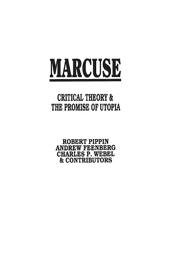 Marcuse cover