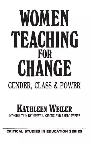 Women Teaching for Change cover
