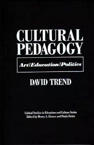Cultural Pedagogy cover