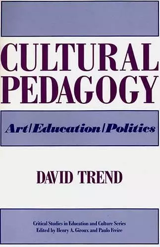 Cultural Pedagogy cover