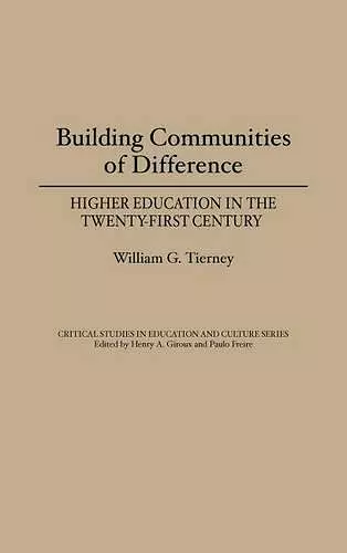 Building Communities of Difference cover