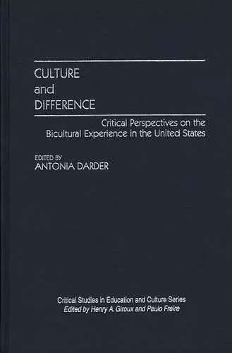 Culture and Difference cover