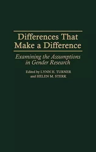 Differences That Make a Difference cover