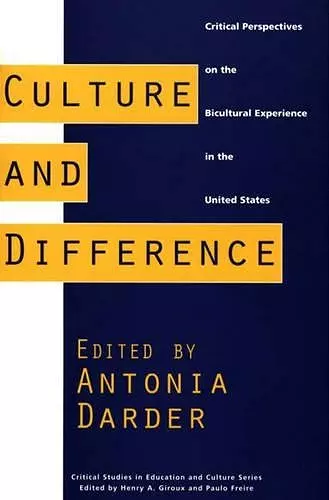 Culture and Difference cover