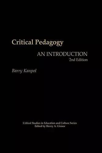 Critical Pedagogy cover