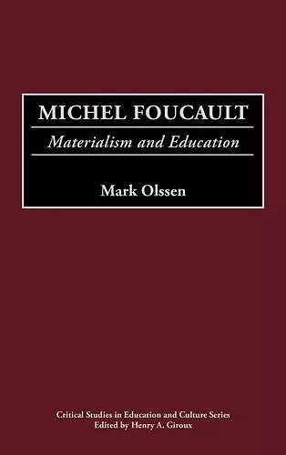 Michel Foucault cover