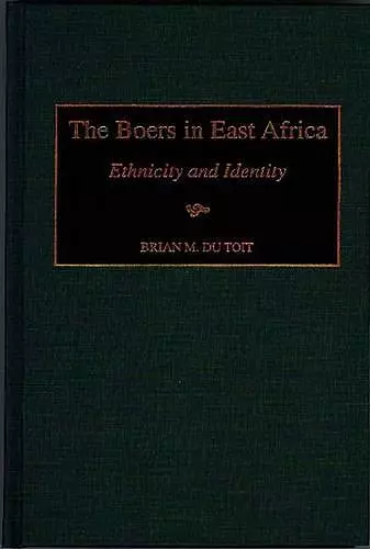 The Boers in East Africa cover