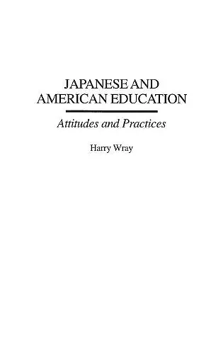 Japanese and American Education cover
