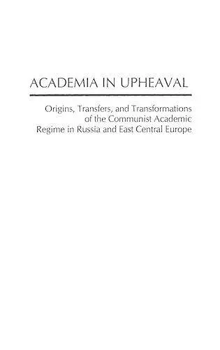 Academia in Upheaval cover