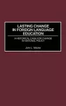 Lasting Change in Foreign Language Education cover