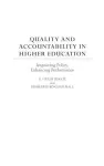 Quality and Accountability in Higher Education cover