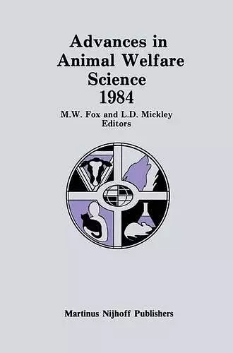 Advances in Animal Welfare Science 1984 cover