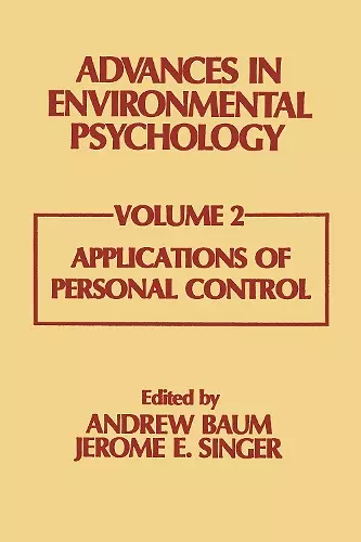 Advances in Environmental Psychology cover