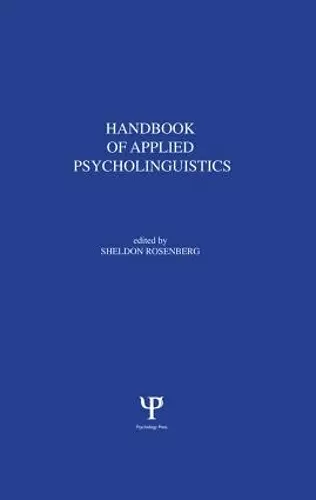 Handbook of Applied Psycholinguistics cover