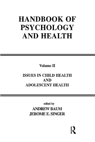 Issues in Child Health and Adolescent Health cover