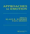 Approaches To Emotion cover