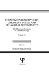 Cognitive Perspectives on Children's Social and Behavioral Development cover