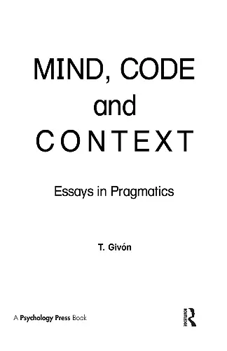 Mind, Code and Context cover