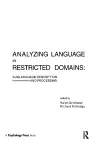 Analyzing Language in Restricted Domains cover