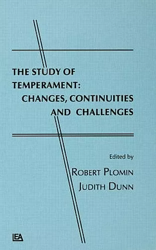 The Study of Temperament cover