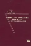 Alternative Approachies To the Study of Sexual Behavior cover