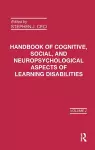 Handbook of Cognitive, Social, and Neuropsychological Aspects of Learning Disabilities cover