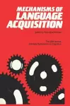 Mechanisms of Language Acquisition cover