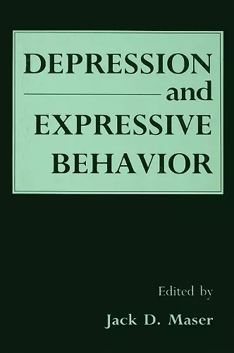 Depression and Expressive Behavior cover