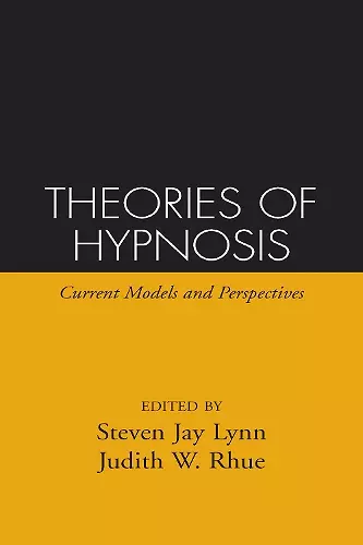 Theories of Hypnosis cover