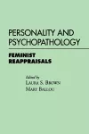 Personality and Psychopathology cover