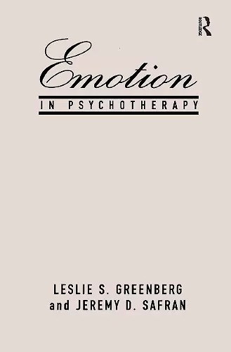 Emotion in Psychotherapy cover