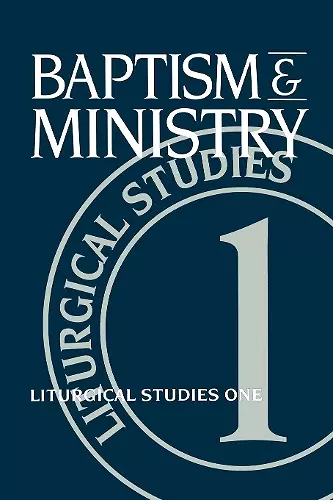 Baptism and Ministry cover