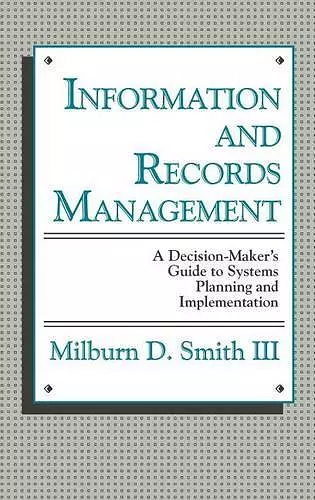 Information and Records Management cover